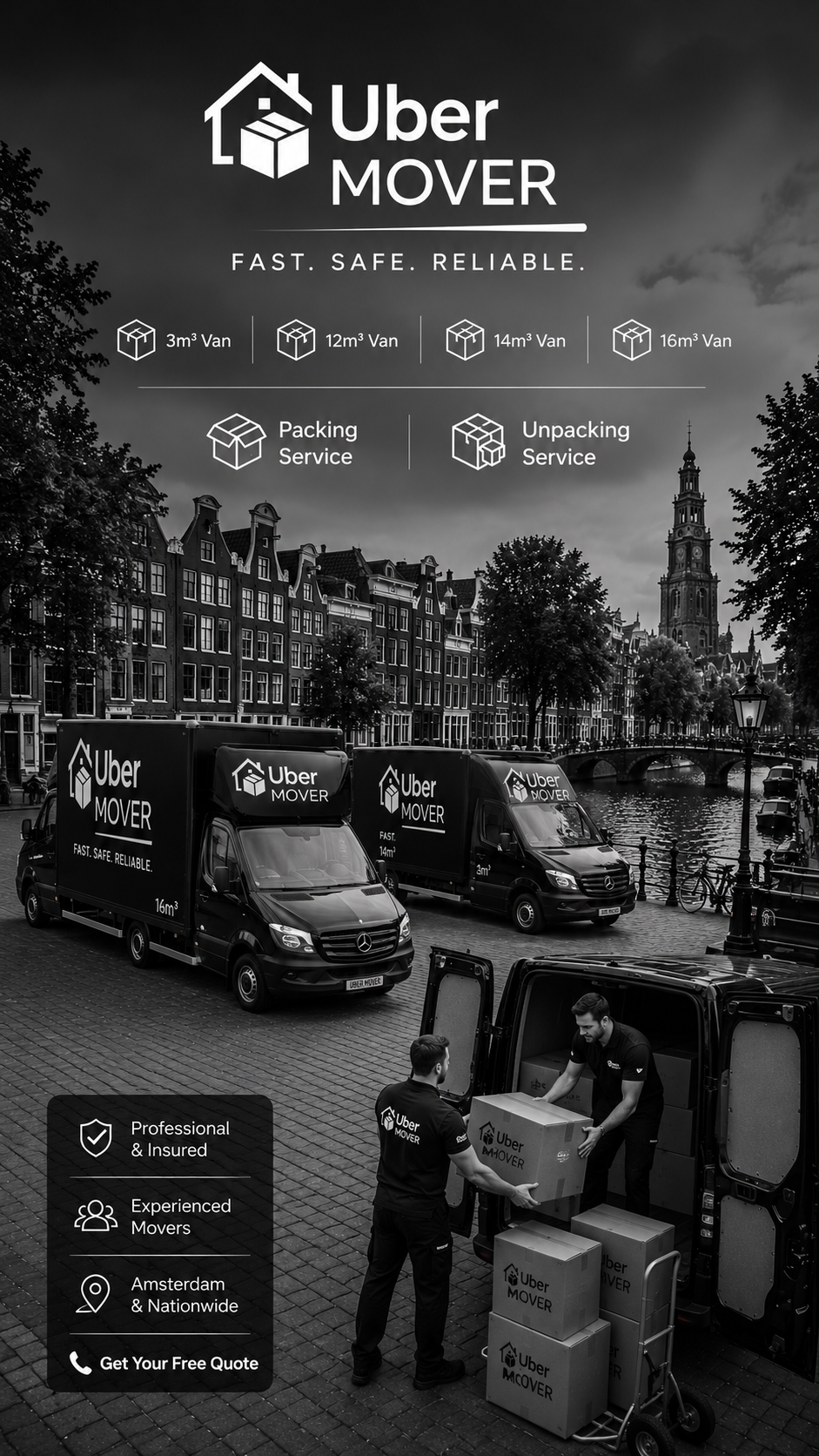 Uber Movers professional moving team