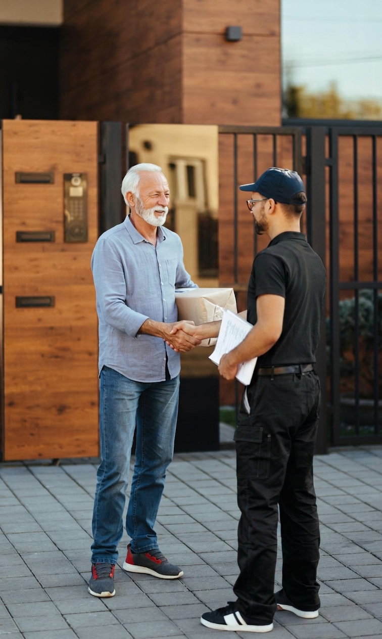Professional moving team at Uber Movers
